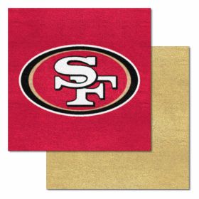 NFL - San Francisco 49ers 18"x18" Carpet Tiles