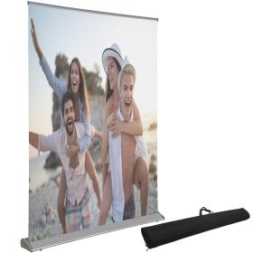 VEVOR Projector Screen, 120" 16:9, Manual Pull Up Projector Screen, Portable Floor-Rising Screen 4K/8K Ultra HDR