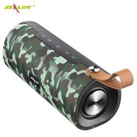 S30 Wireless Bluetooth Speaker HIFI Portable Speakers Stereo Bass Sound Box Support TF Card; TWS; AUX; USB Flash Drive (Color: S30-camouflage, Ships From: China)